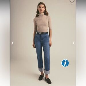 Favorite Daughter Valentina High-Waisted Cuffed Jeans